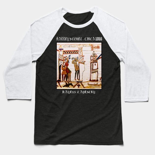 Bayeux Tapestry Halley’s Comet – Circa 1066 Baseball T-Shirt by In-Situ